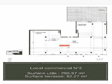 local commercial en vente de 296 m² à sathonay-camp - 69580