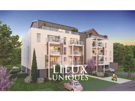 lieux uniques ® propose appartement de 63.94 m² avec sa grande terrasse sur pornichet prox