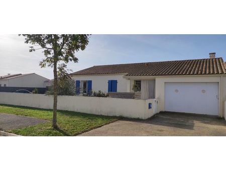 à vendre st nazaire sur charente (17) maison p4 de 120m² avec garage - terrain de 518m²