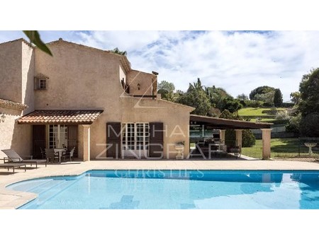 sole agent - super cannes - beautiful provençale villa  vallauris  pr 06220 sale villa/tow
