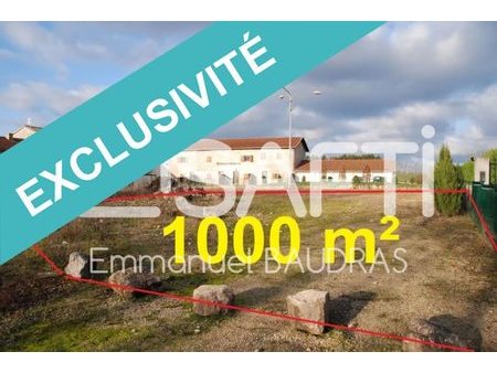 vente terrain 1045 m²