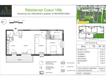 appartement type 3