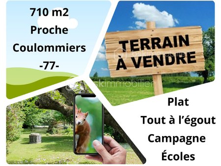 terrain de 710 m² à boissy-le-chatel