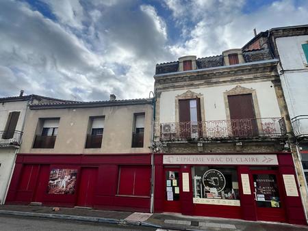 immeuble à cancon : 2 appartements et un local commercial