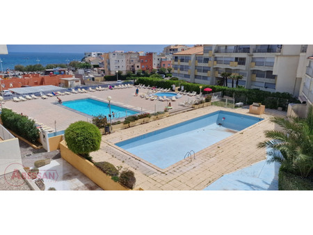 vente appartement le cap d;agde  32m² 2 pièces 89 500€ avec piscine