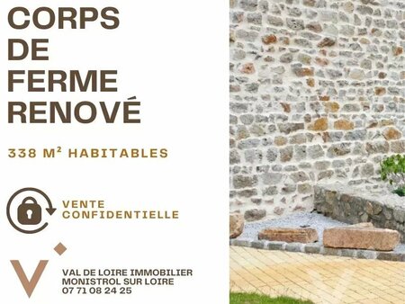 maison en pierres totalement rénovée 338m² habitables