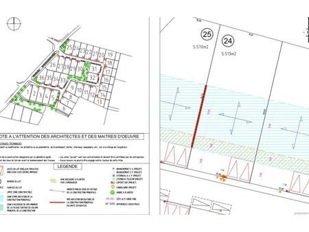 vente terrain à construire 513 m² chartres (28000)