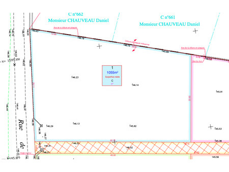 vente terrain à construire 1080 m² soulaires (28130)