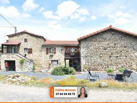 ensemble immobilier : 2 maisons + dependances + terrains