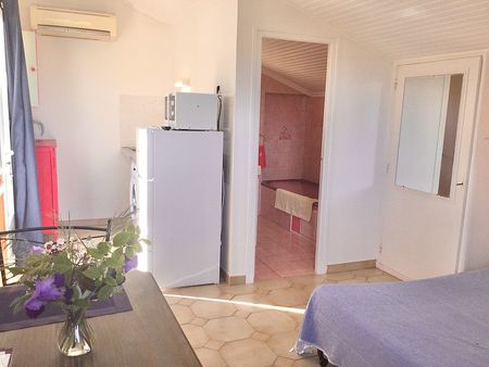 studio cosy 22 m2 dans villa & jardin et parking à 5 km de corte sud