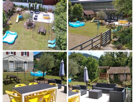 appartement t4 + garage + jardin