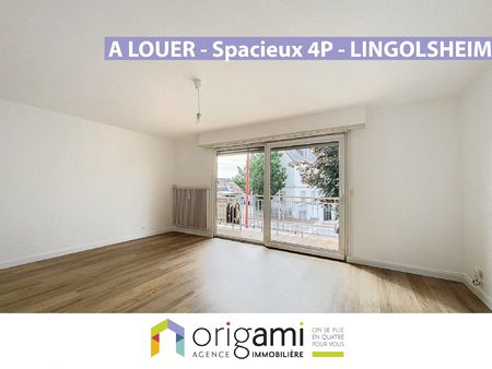 appartement 4 pièces - 95m² - lingolsheim