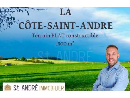 vente terrain 1500 m² la côte-saint-andré (38260)