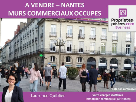 44000 nantes - murs commerciaux occupes  a vendre