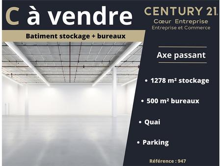 vente d'entrepôt de 1 781 m² à lons-le-saunier - 39000