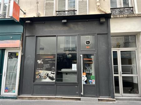 location de boutique de 40 m² à paris