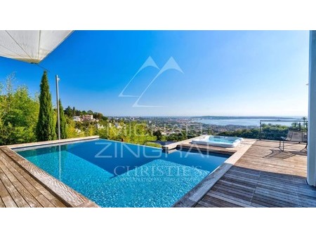 golfe juan - panoramic sea view  vallauris  pr 06220 villa/townhouse for sale