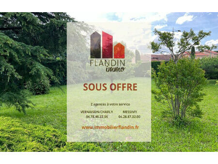 vente terrain 579 m² vernaison (69390)