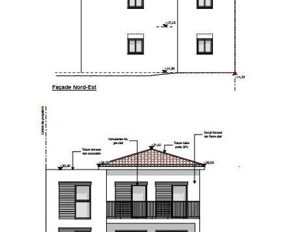 vente terrain 238 m²