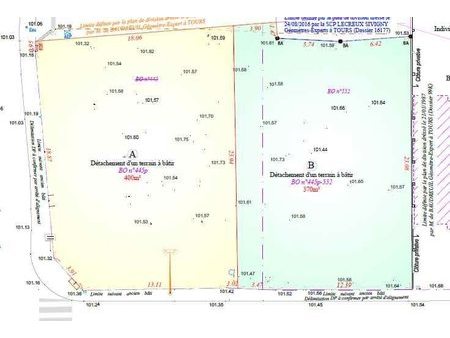 vente terrain 400 m²