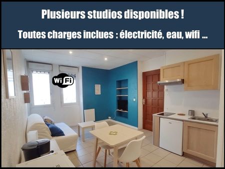 studios rénovés charges inclues (élec  eau  wifi…)