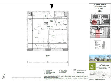 sales au coeur du village lancement commercial d'appartement