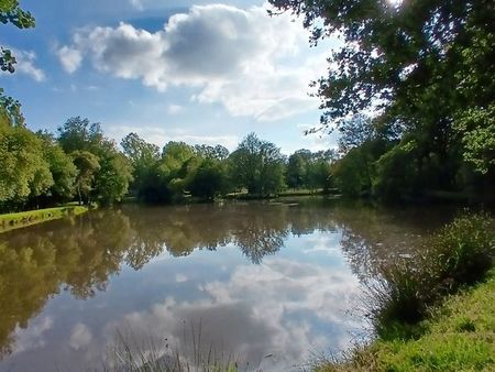 terrain de loisir 1 ha84 avec 2 etangs et un mobil home