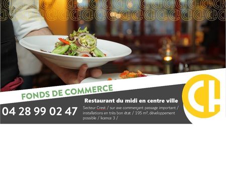 fonds de commerce restaurant 194 m²