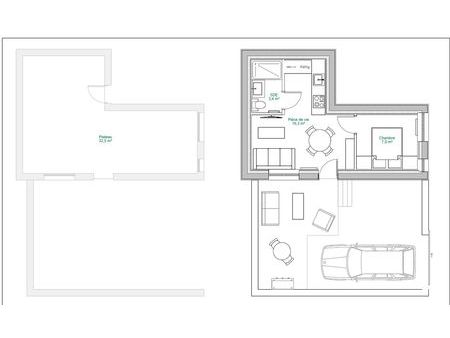 rare - appartement 27m² avec jardin en hyper centre – location à l’année