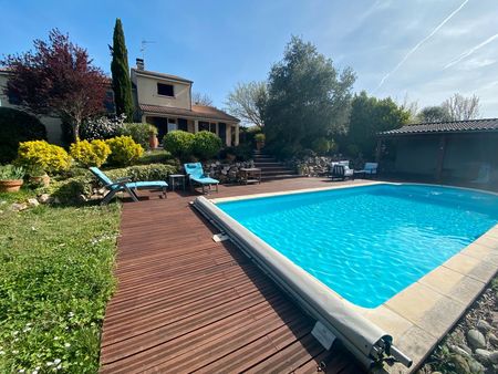 villa t7 montgiscard  au calme  piscine et vue panoramiques sur les coteaux