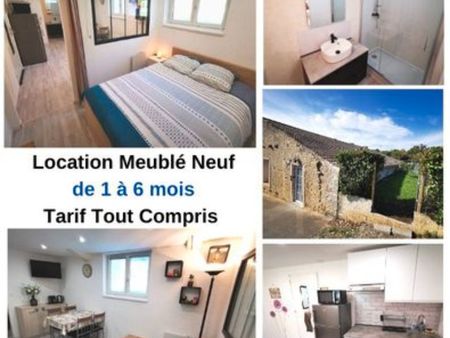 location meublé tout confort en moyenne durée de 1 à 6 mois