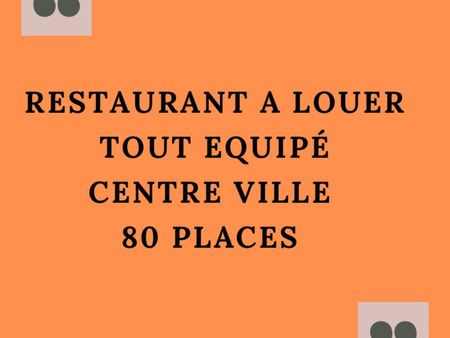 location de restaurant limoges centre