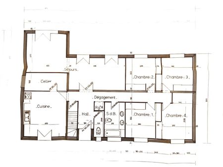 villa à la campagne 6 pièces 132 m² avec grand sous-sol