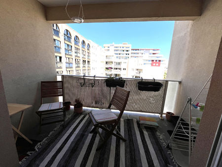 appartement perpignan 3 pièces 65.50 m2 avec grand balcon et box