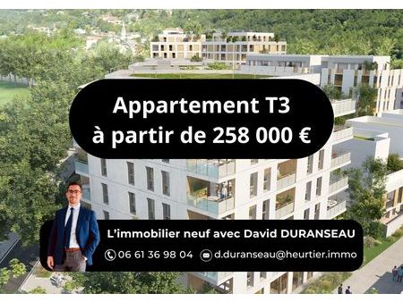 vente appartement 2 pièces 68m2 grenoble 38000 - 258000 € - surface privée