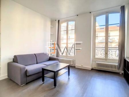 appartement 1 pièce - meublé - 23m² - paris - 1er