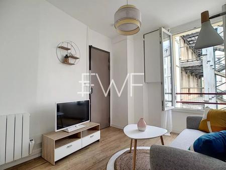 appartement 1 pièce - meublé - 29m² - paris - 17ème