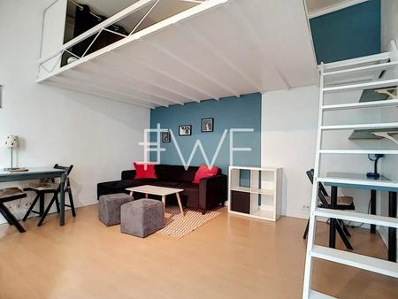 appartement 1 pièce - meublé - 24m² - paris - 11ème