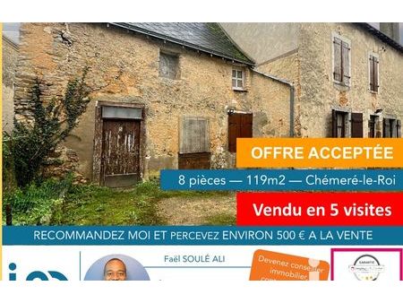 vente maison 8 pièces 119 m² vaiges (53480)