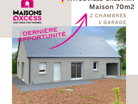 vente maison à fatouville-grestain (27210) : à vendre / 70m² fatouville-grestain