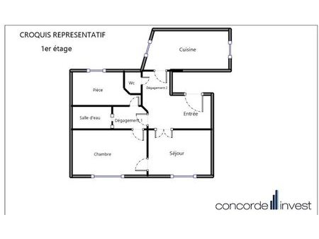 vente locaux professionnels 3 pièces 55.65 m²