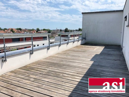 souffelweyersheim  2 pièces avec grande terrasse