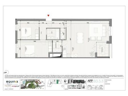 b333 : appart. 2 ch. 93 m² + terrasse sud