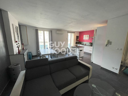 rare appartement t3 80 m² centre mèze avec cour privative