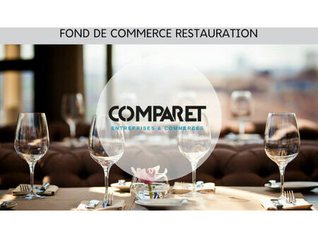 magnifique opportunité - fonds de commerce restaurant 57 m2 - licence iv