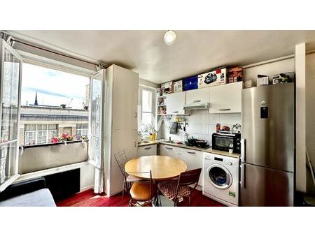 appartement vendu loué  de 30m2  avec 1 chambre  1 cave  au sei