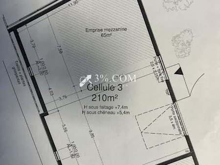 vente locaux professionnels 275 m²