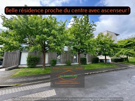 pace t3 de 62 m2 dans une résidence avec ascenseur avec terrasse et garage !