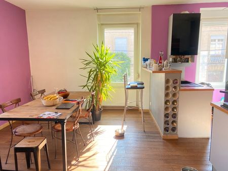 vente appartement 80 m2 duplex dans maison avec terrasse sans vis-à-vis hypercentre longwy