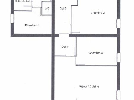 immeuble 12 pièces 250 m²